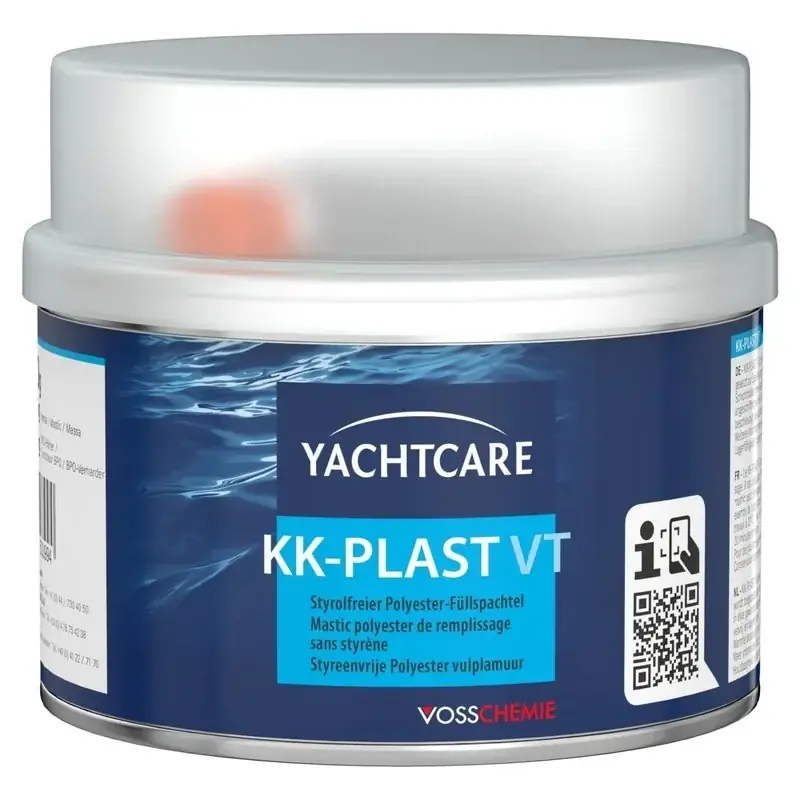 Preisknaller YACHTCARE KK-Plast VT Füllspachtel Polyesterspachtel grau 500 g